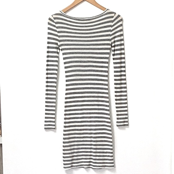 BCBGMaxAzria Long Sleeve Striped Dress - Picture 2 of 3